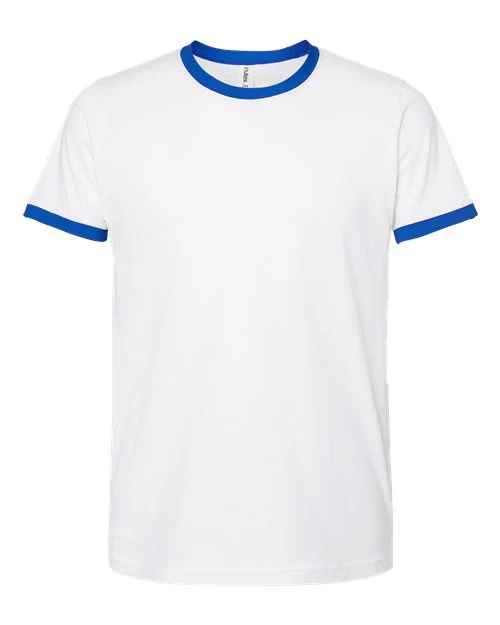 Tultex-246-Fine Jersey Ringer T-Shirt - Image 79