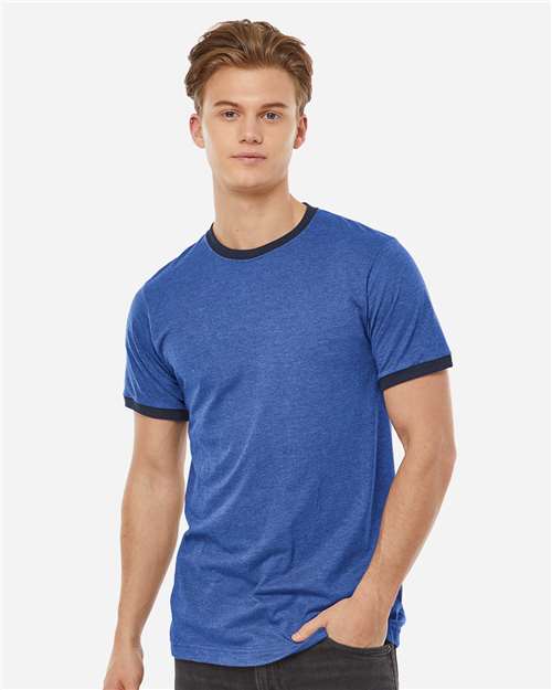 Tultex-246-Fine Jersey Ringer T-Shirt - Image 80