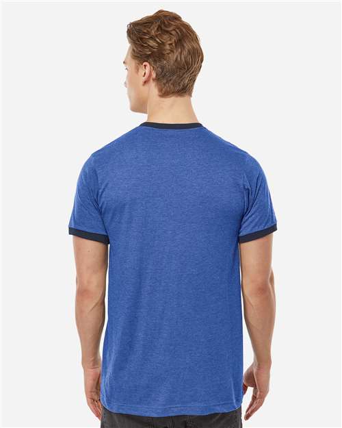 Tultex-246-Fine Jersey Ringer T-Shirt - Image 82