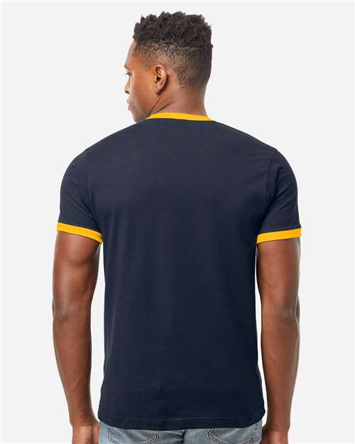 Tultex-246-Fine Jersey Ringer T-Shirt - Image 85