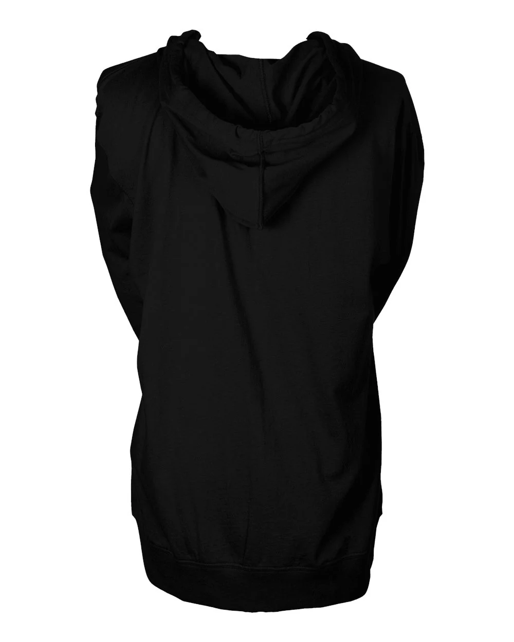 Tultex-260-Beach Full-Zip Hooded Long Sleeve T-Shirt - Image 2