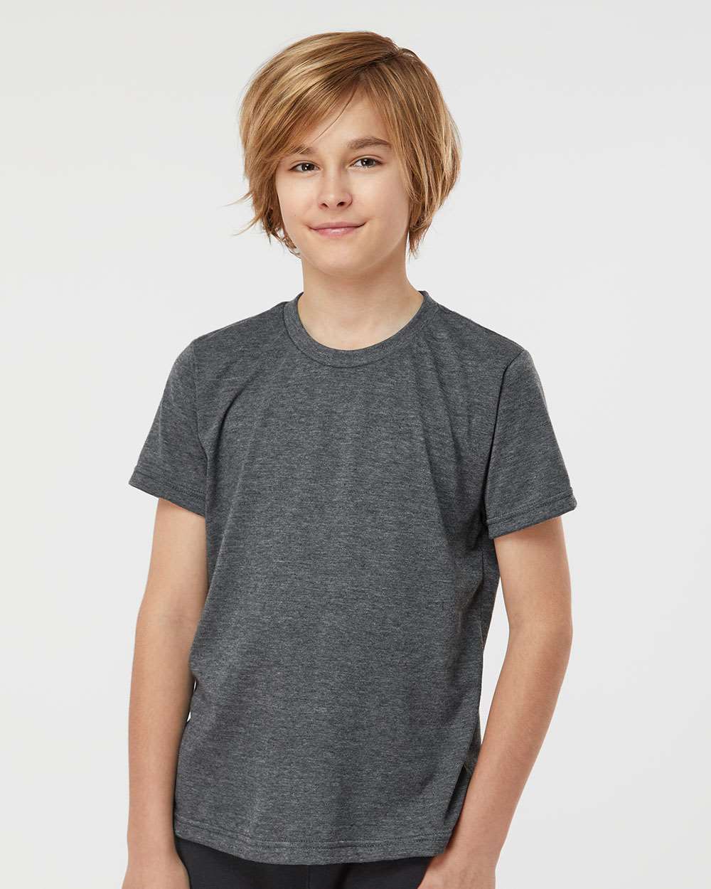 Tultex-265-Youth Poly-Rich T-Shirt - Image 11