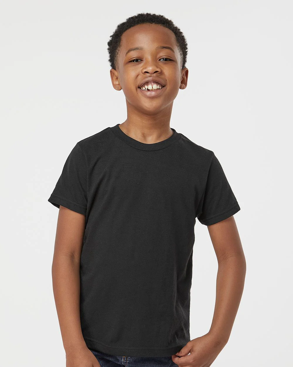 Tultex-265-Youth Poly-Rich T-Shirt - Image 7