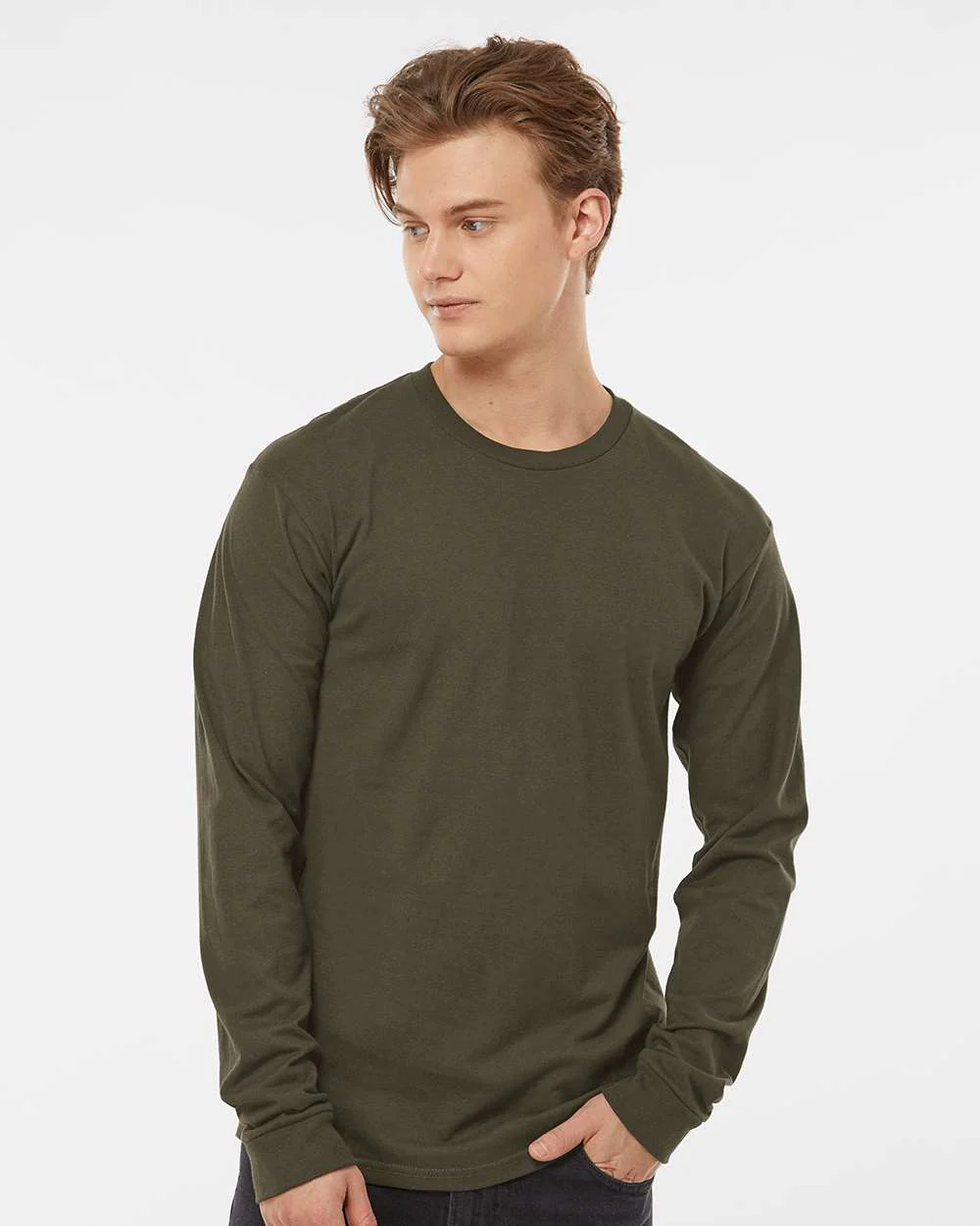 Tultex-291-Heavyweight Jersey Long Sleeve T-Shirt - Image 17