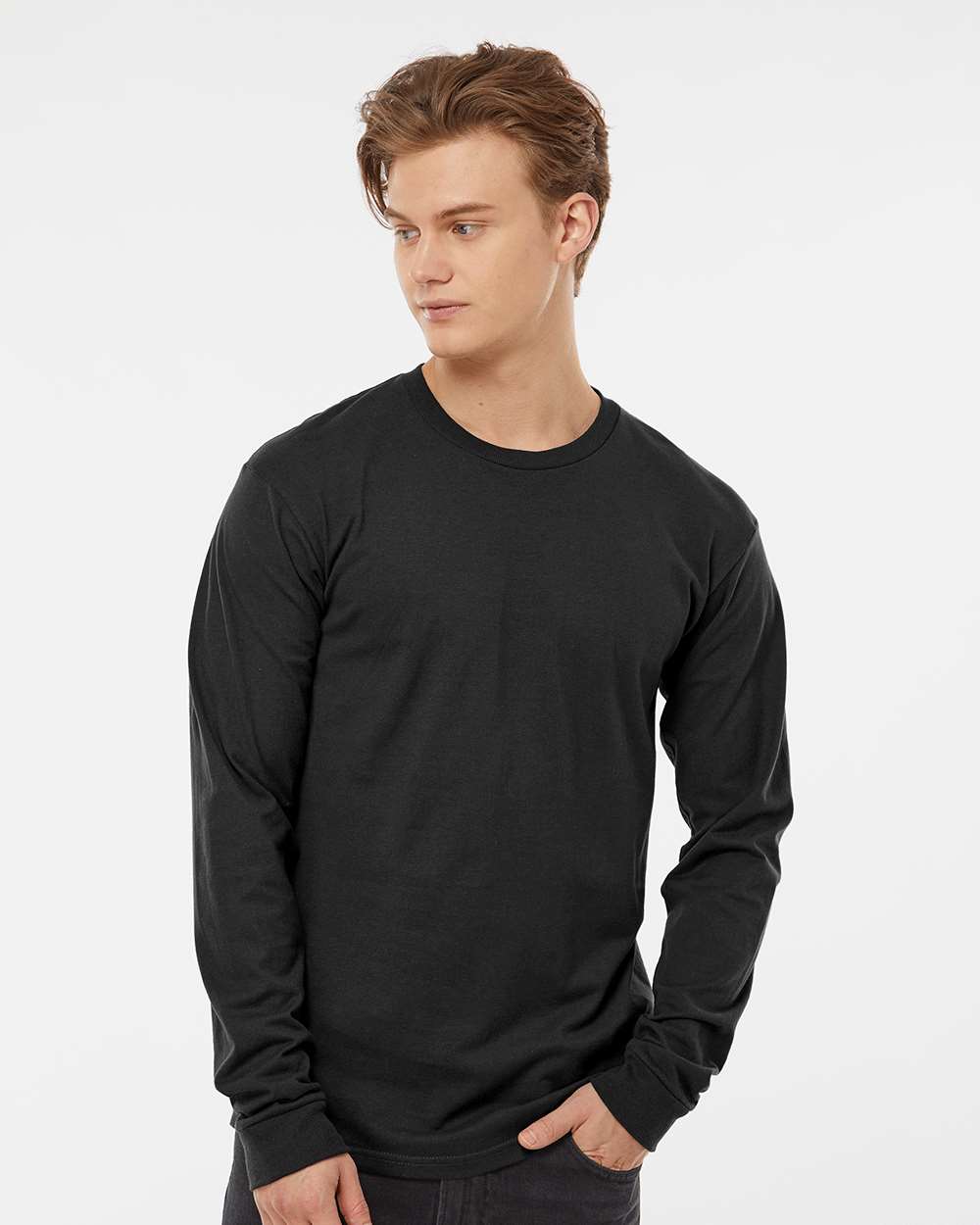Tultex-291-Heavyweight Jersey Long Sleeve T-Shirt - Image 4