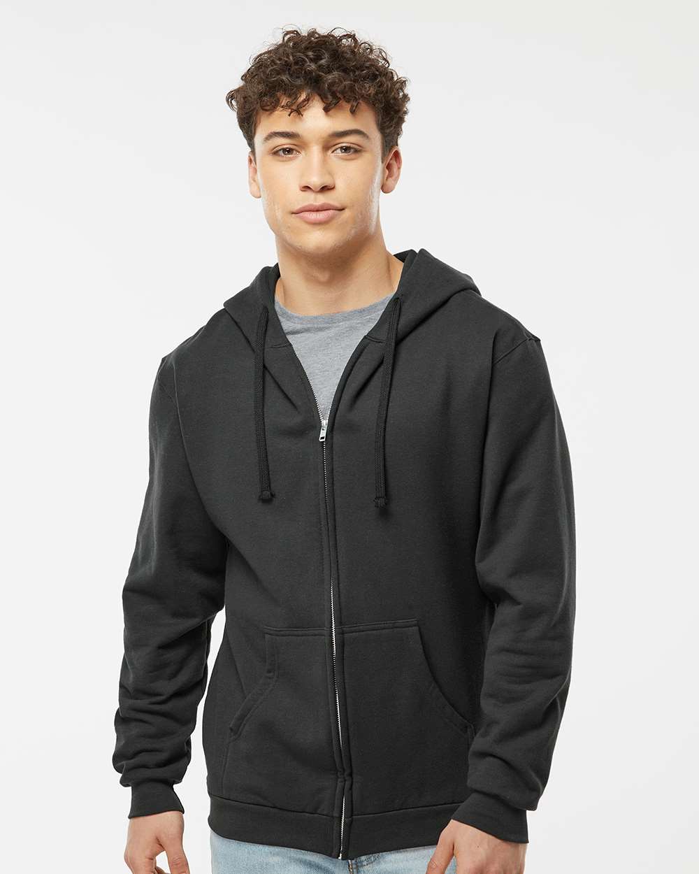 Tultex-331-Full-Zip Hooded Sweatshirt - Image 4