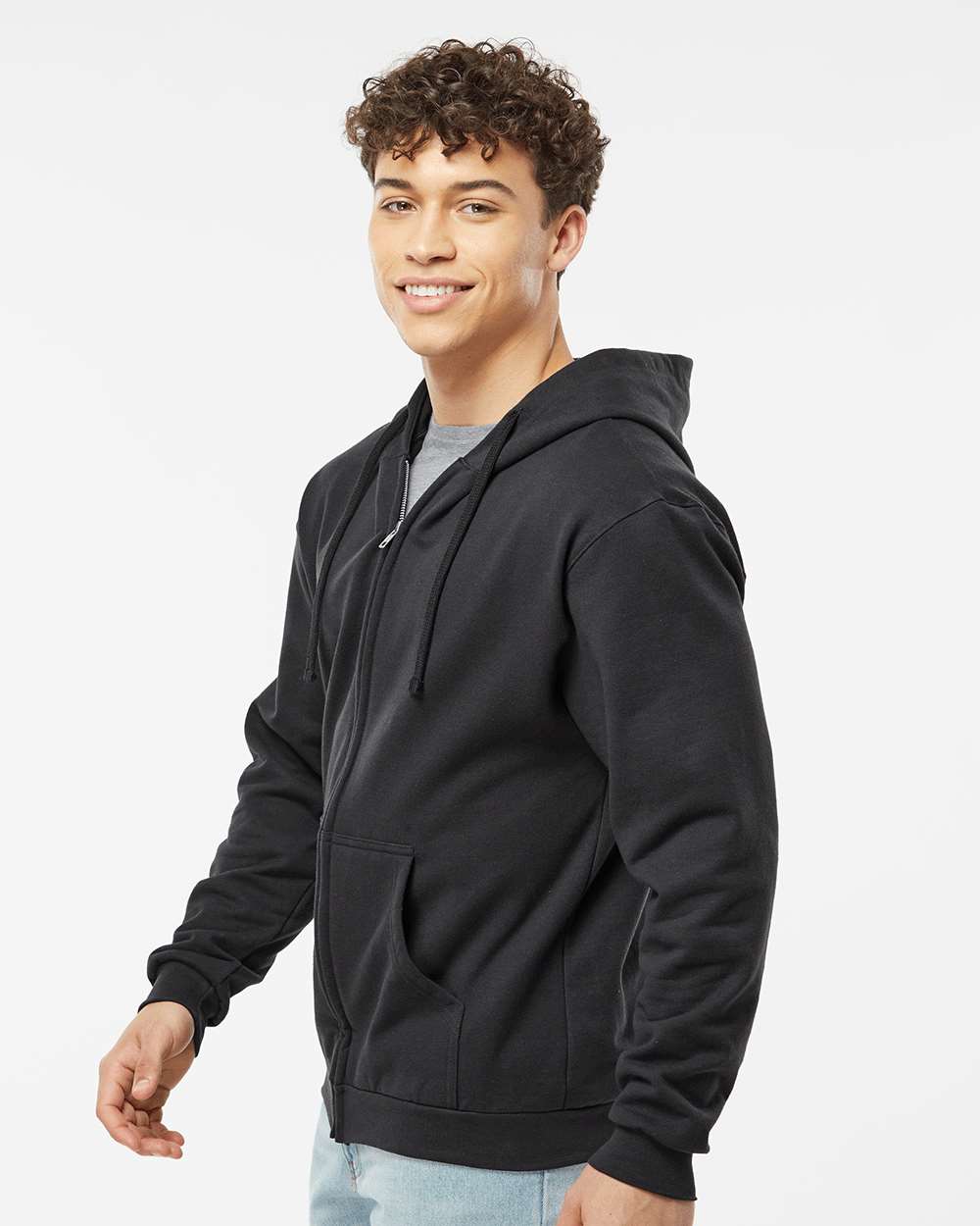 Tultex-331-Full-Zip Hooded Sweatshirt - Image 5