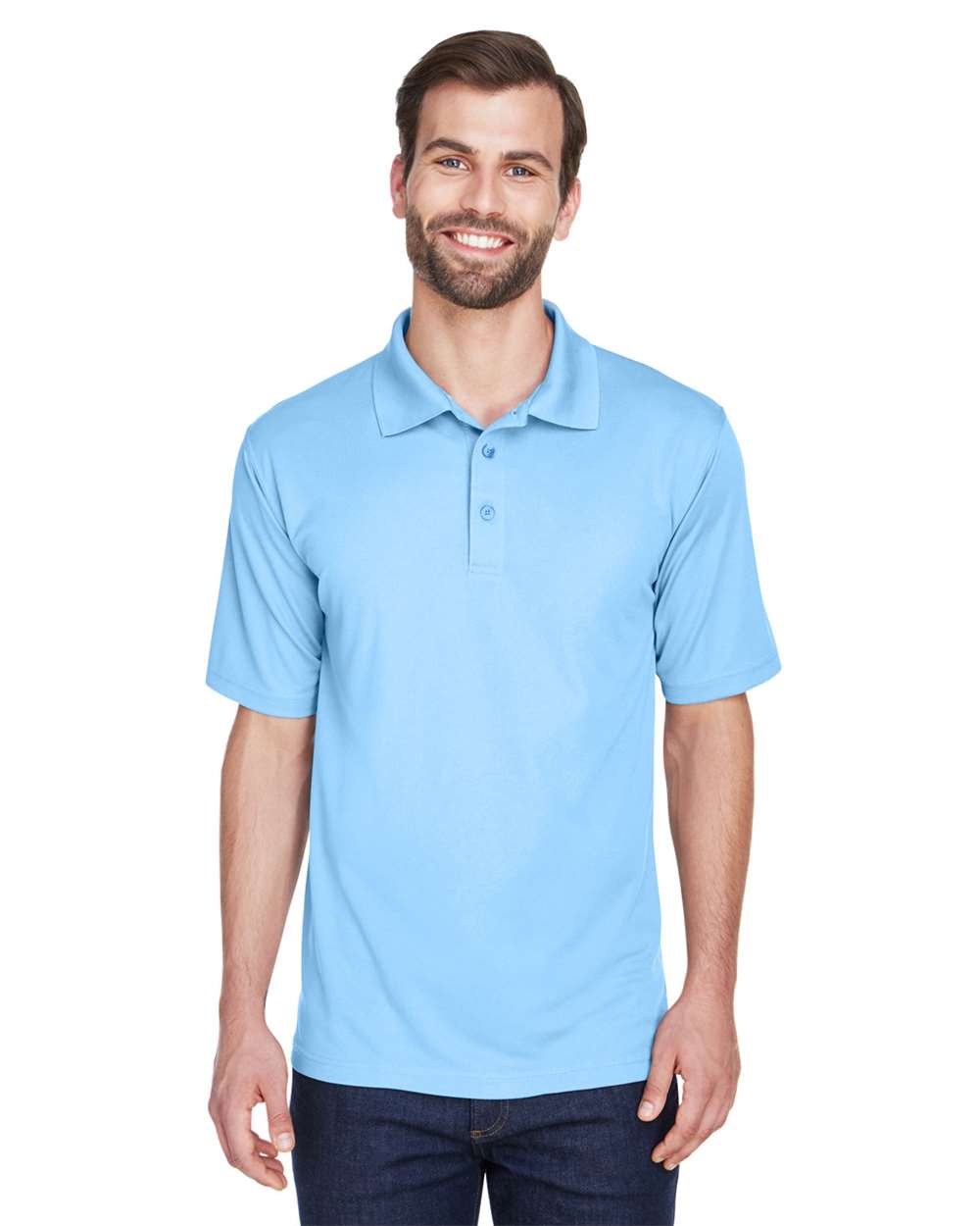 UltraClub-8210-Men's Cool & Dry Mesh Piqué Polo - Image 11