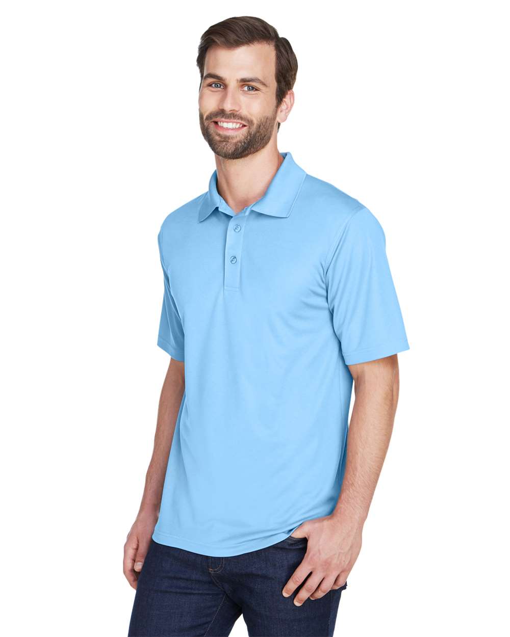 UltraClub-8210-Men's Cool & Dry Mesh Piqué Polo - Image 12
