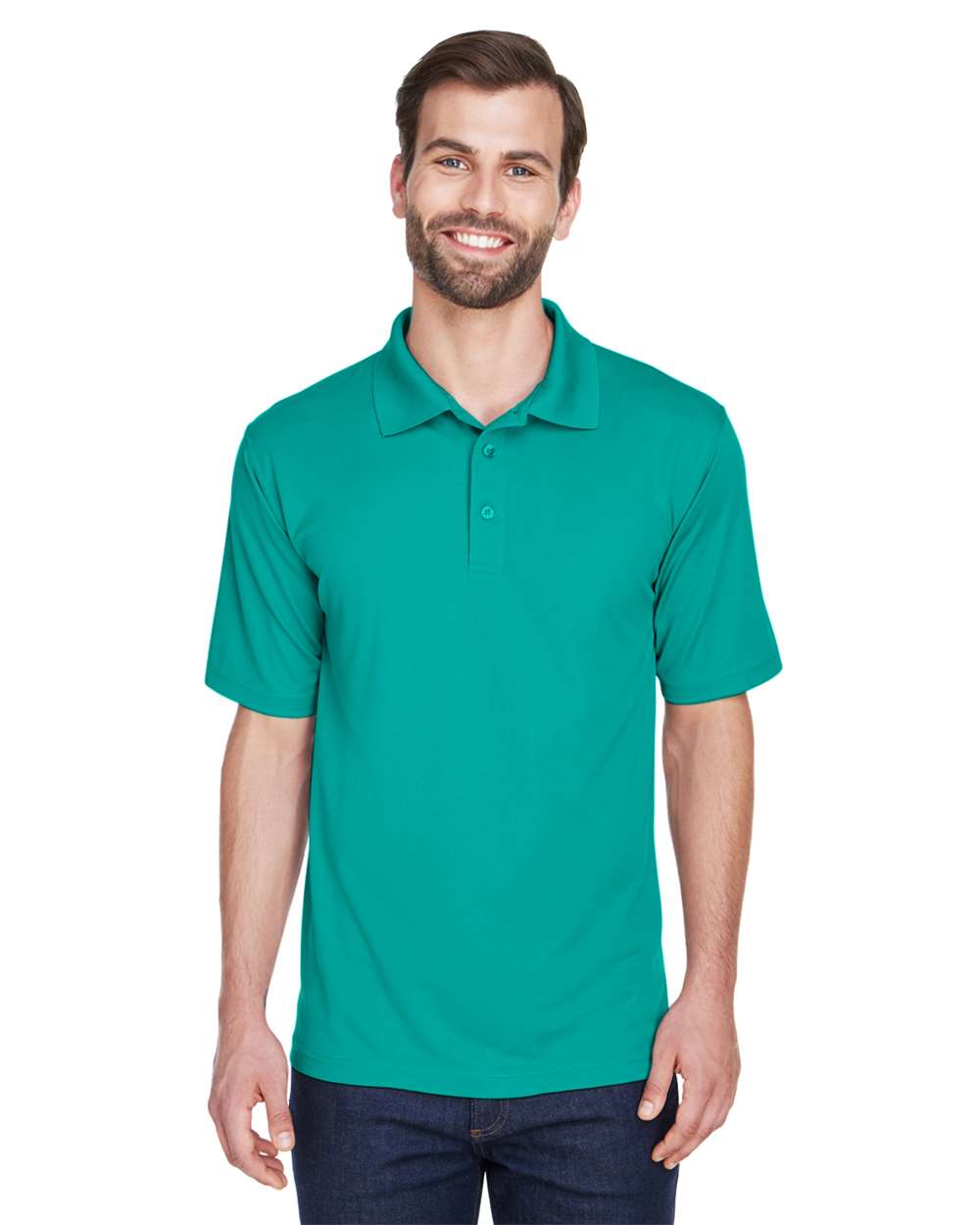 UltraClub-8210-Men's Cool & Dry Mesh Piqué Polo - Image 19