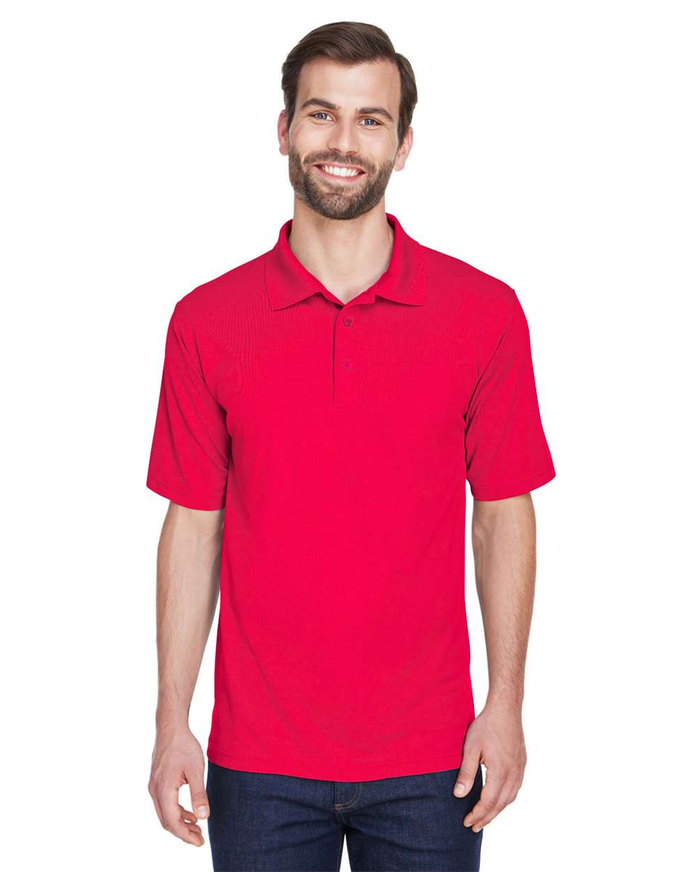 UltraClub-8210-Men's Cool & Dry Mesh Piqué Polo - Image 27