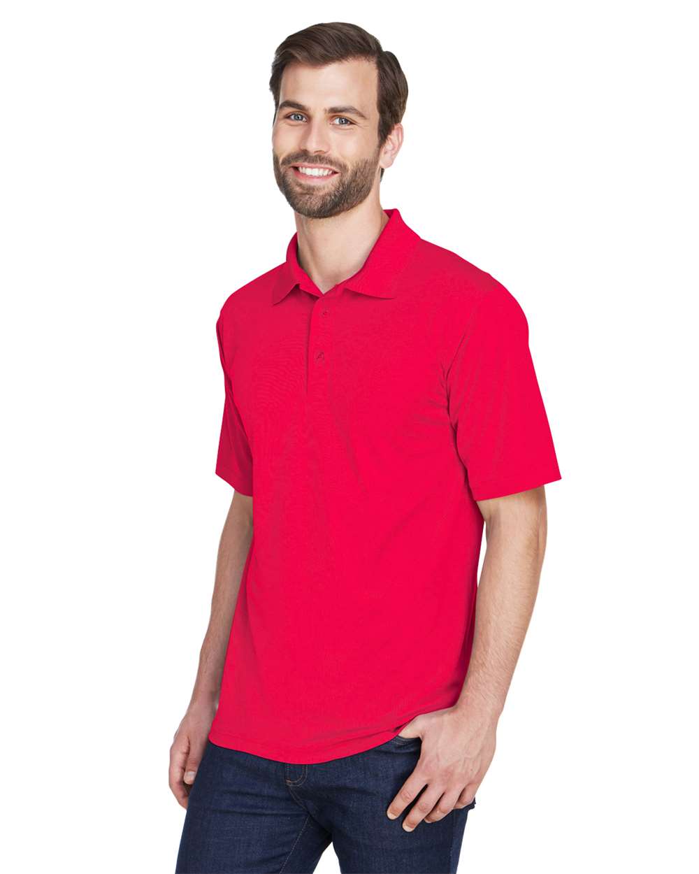 UltraClub-8210-Men's Cool & Dry Mesh Piqué Polo - Image 28