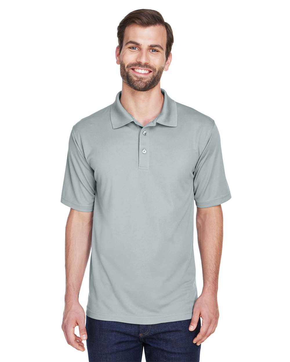 UltraClub-8210-Men's Cool & Dry Mesh Piqué Polo - Image 35