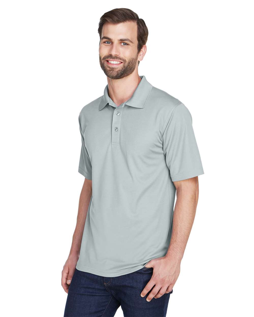 UltraClub-8210-Men's Cool & Dry Mesh Piqué Polo - Image 36