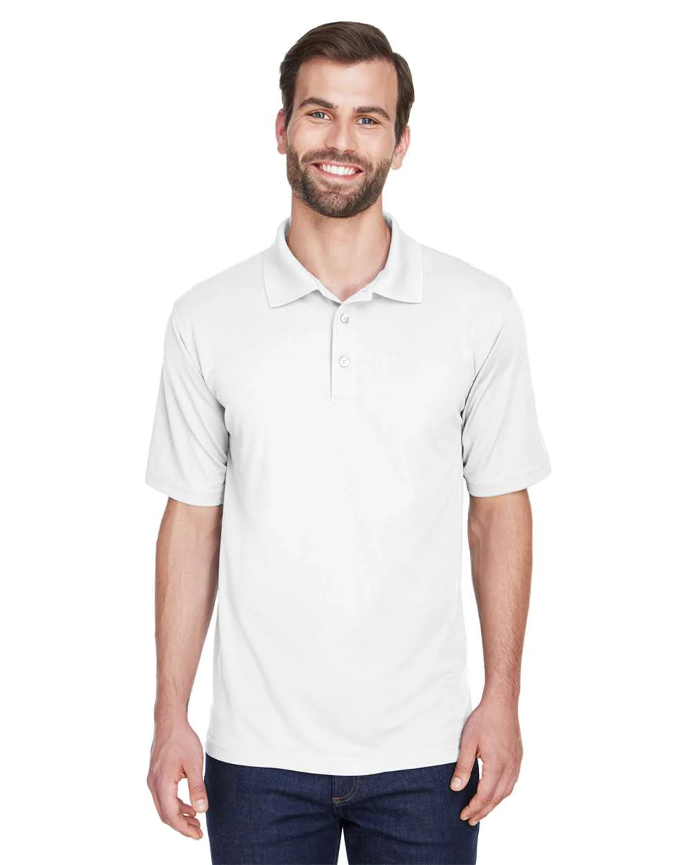 UltraClub-8210-Men's Cool & Dry Mesh Piqué Polo - Image 39