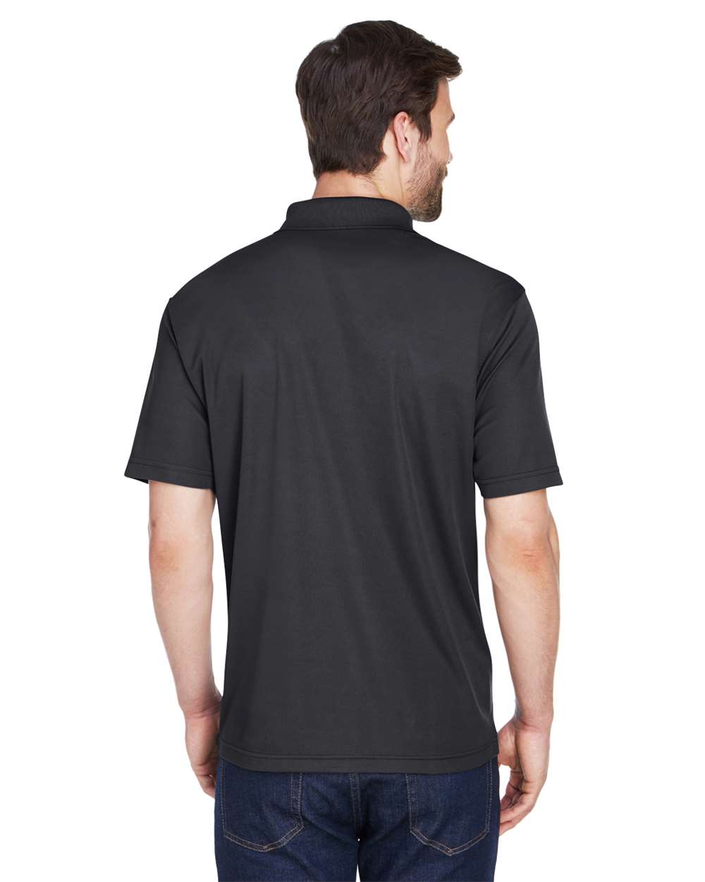UltraClub-8210-Men's Cool & Dry Mesh Piqué Polo - Image 4