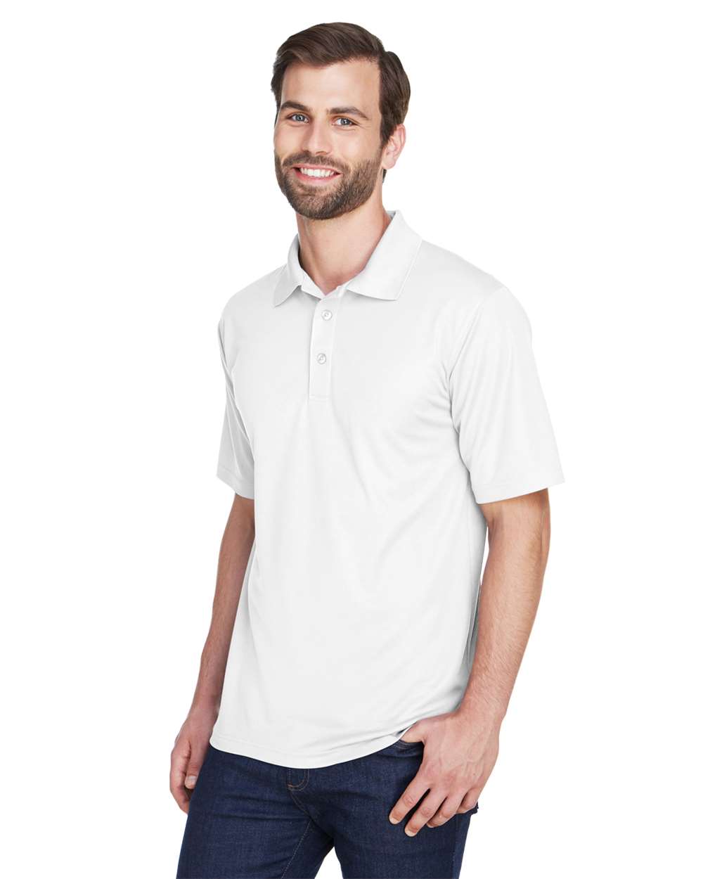 UltraClub-8210-Men's Cool & Dry Mesh Piqué Polo - Image 40