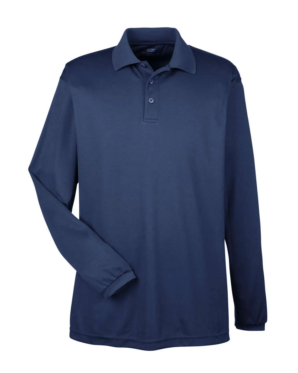 UltraClub-8210LS-Men's Cool & Dry Long Sleeve Mesh Piqué Polo - Image 17