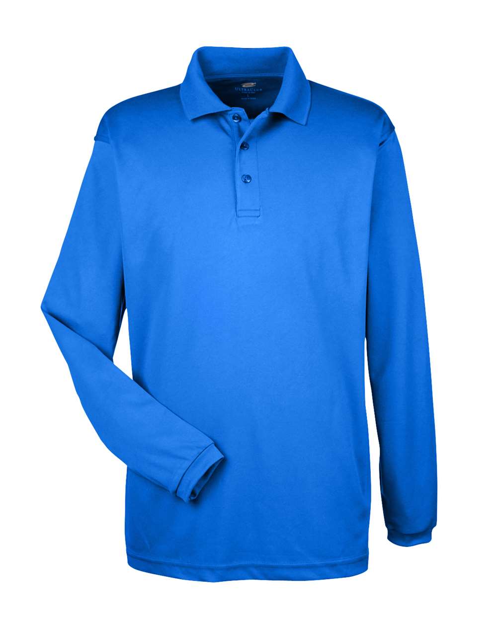 UltraClub-8210LS-Men's Cool & Dry Long Sleeve Mesh Piqué Polo - Image 19