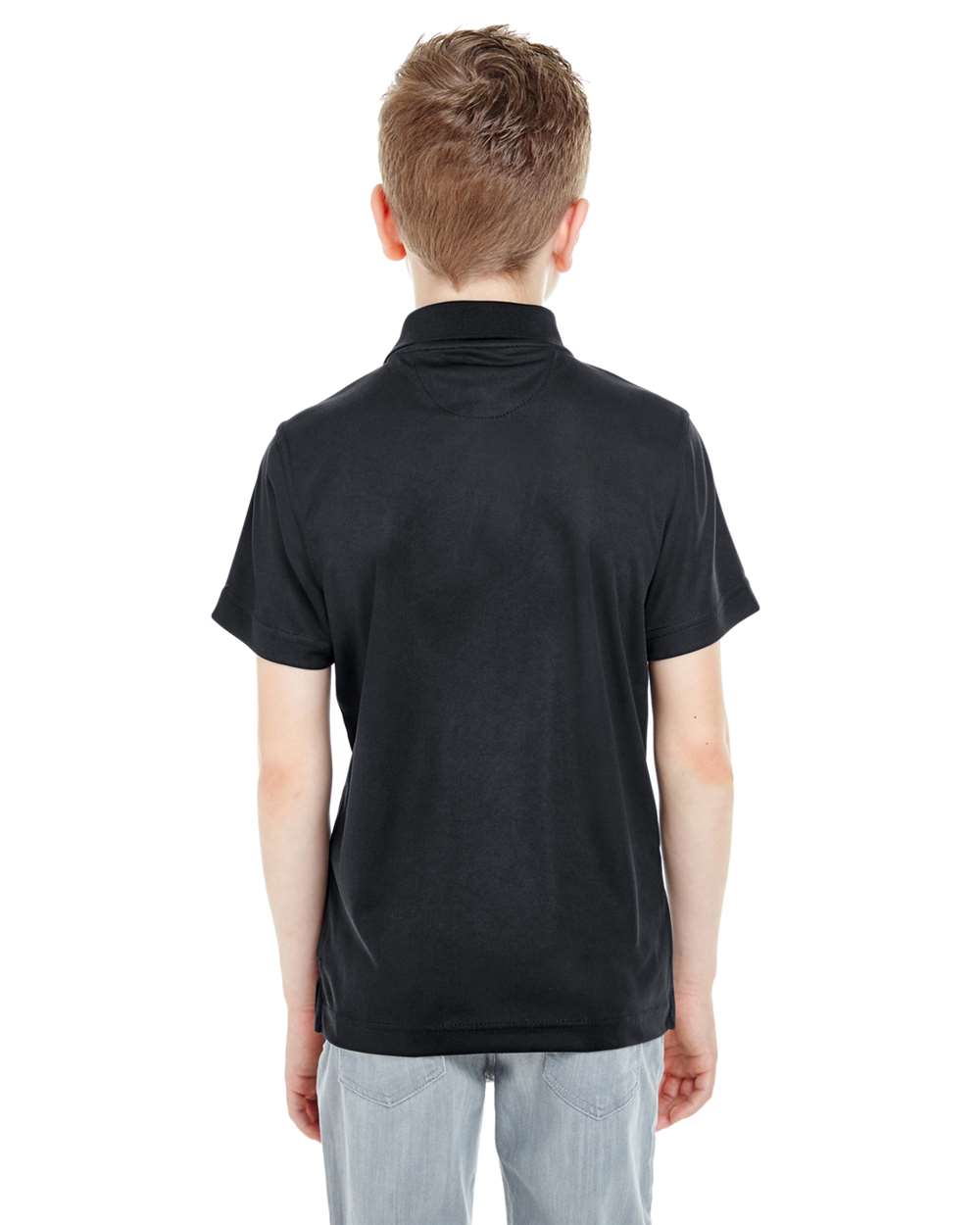 UltraClub-8210Y-Youth Cool & Dry Mesh Piqué Polo - Image 2