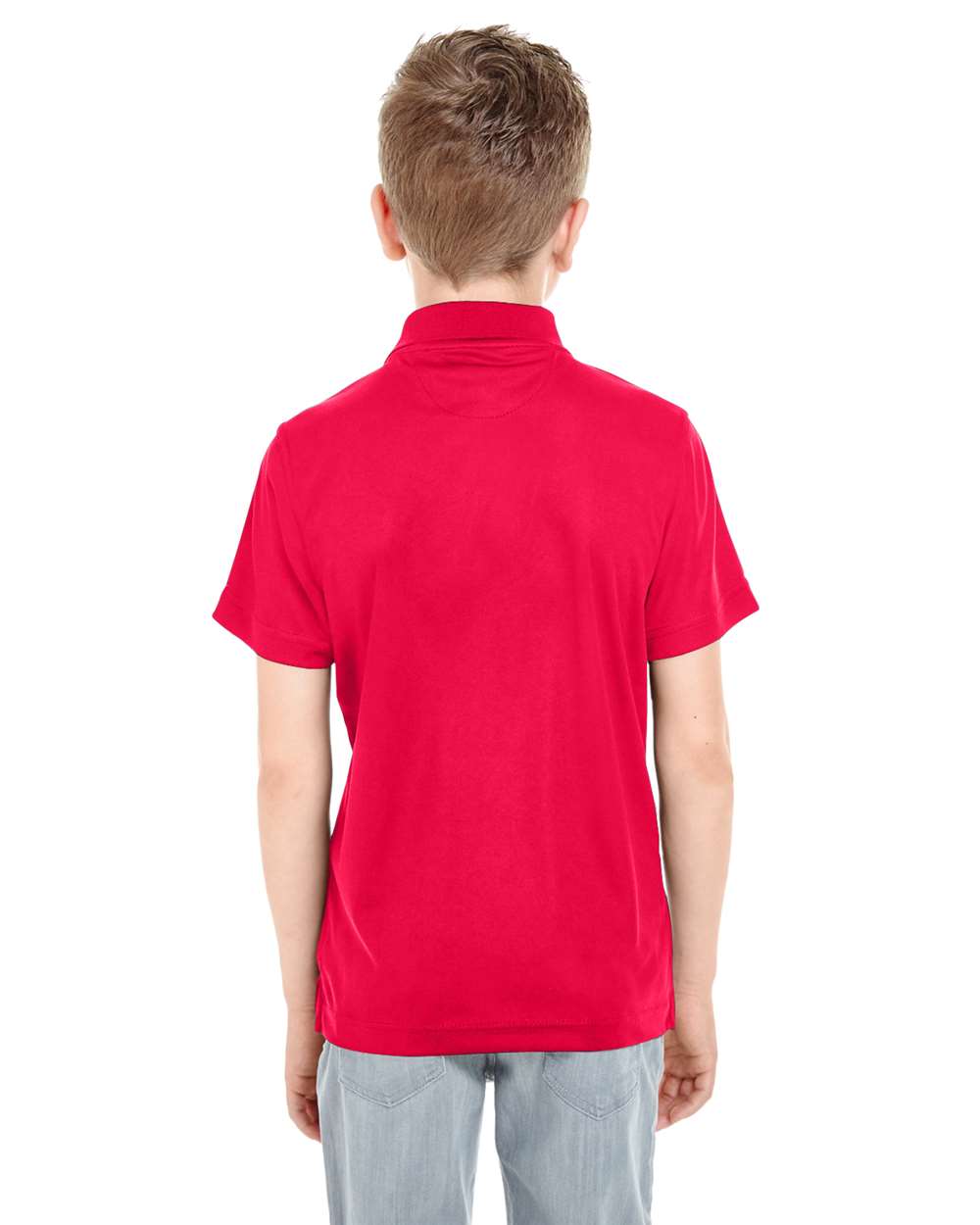 UltraClub-8210Y-Youth Cool & Dry Mesh Piqué Polo - Image 6