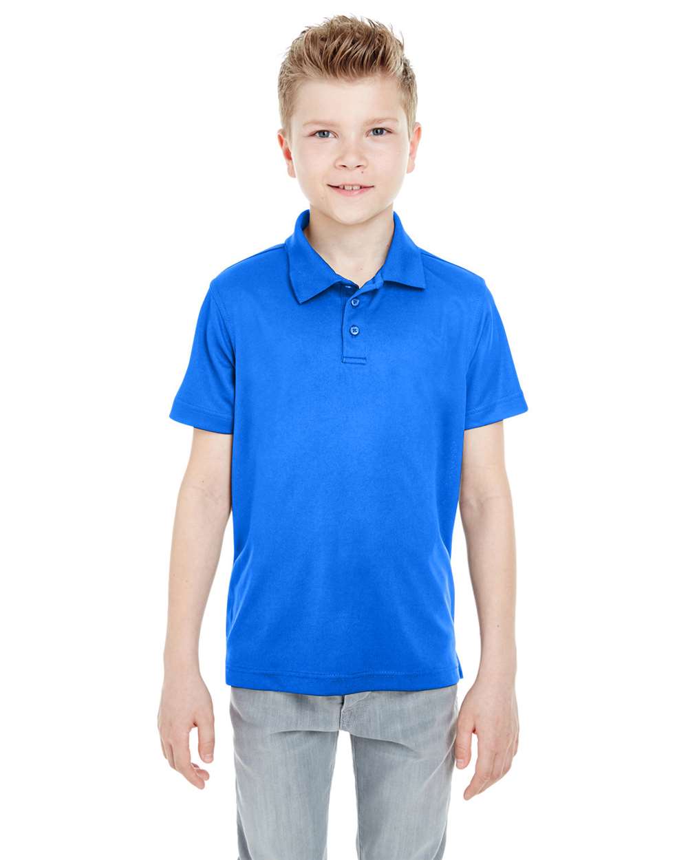 UltraClub-8210Y-Youth Cool & Dry Mesh Piqué Polo - Image 7
