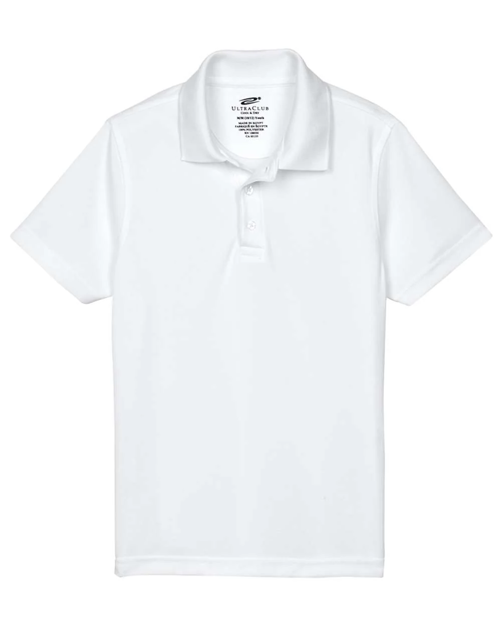 UltraClub-8210Y-Youth Cool & Dry Mesh Piqué Polo - Image 8