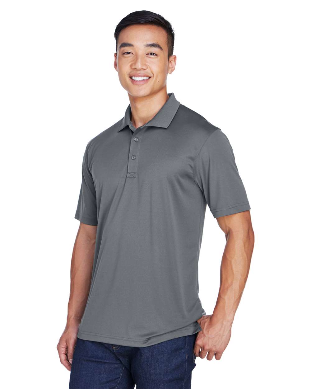 UltraClub-8405-Men's Cool & Dry Sport Polo - Image 8
