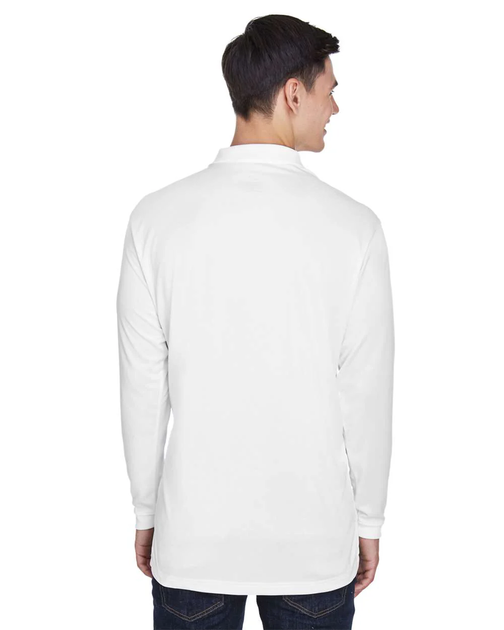 UltraClub-8405LS-Men's Cool & Dry Sport Long Sleeve Polo - Image 15