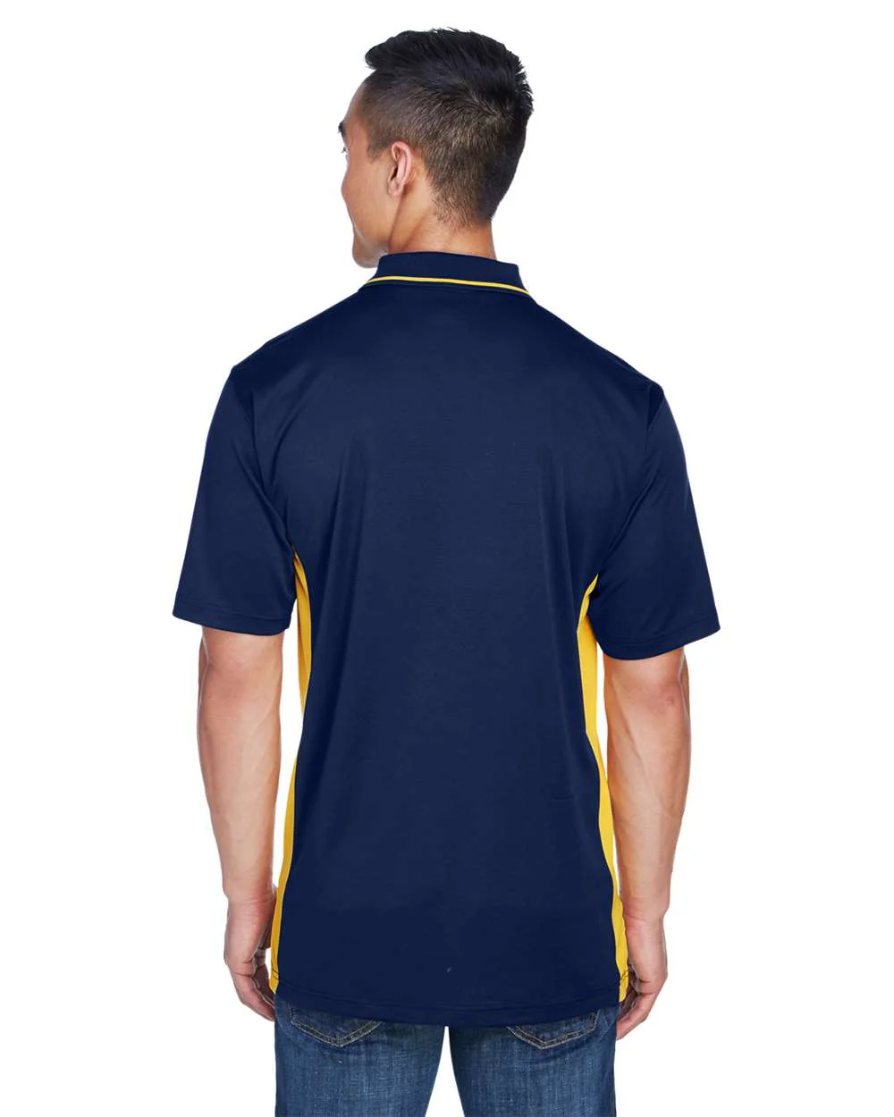UltraClub-8406-Men's Cool & Dry Sport Two-Tone Polo - Image 17
