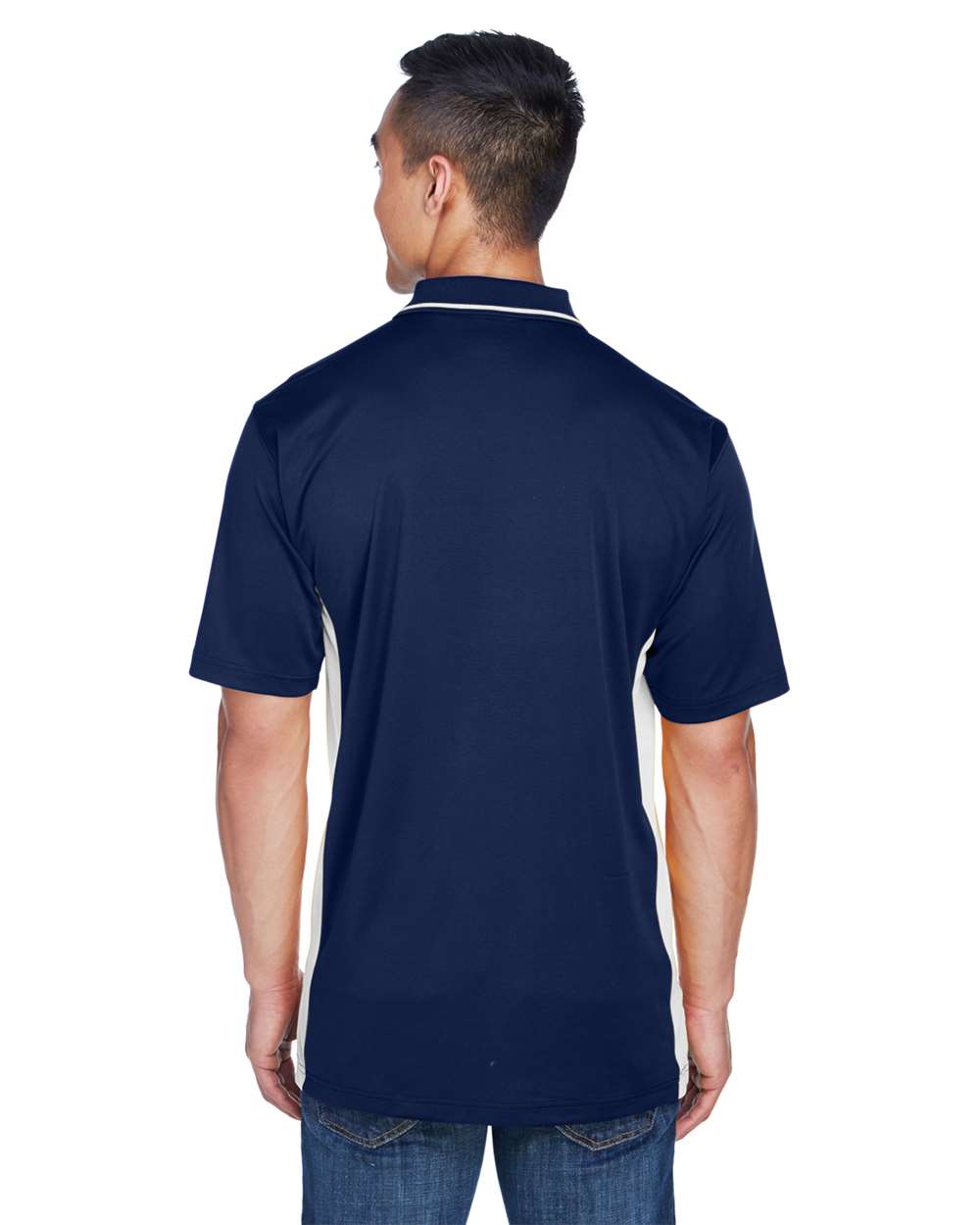 UltraClub-8406-Men's Cool & Dry Sport Two-Tone Polo - Image 21