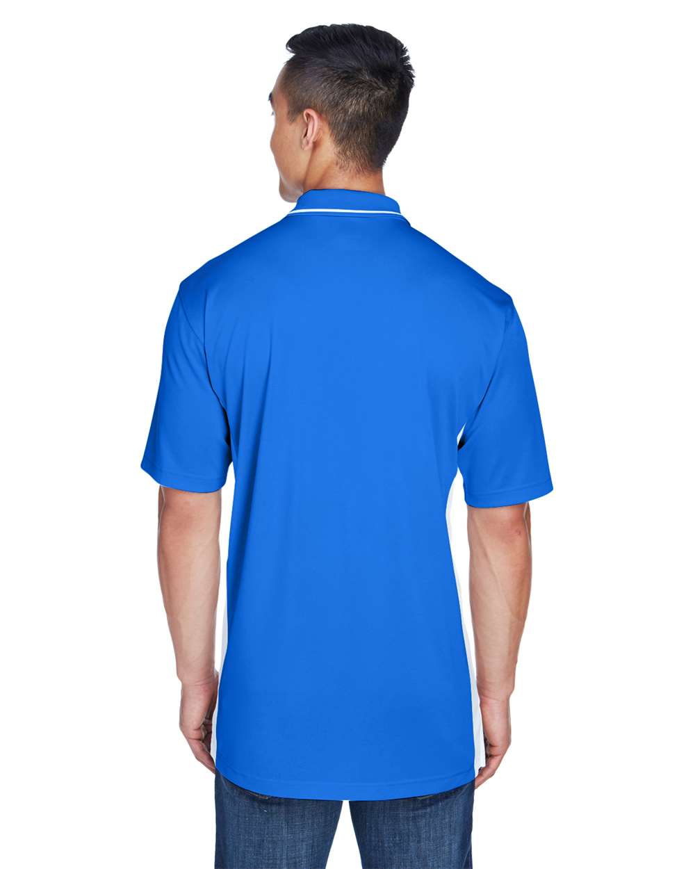 UltraClub-8406-Men's Cool & Dry Sport Two-Tone Polo - Image 29
