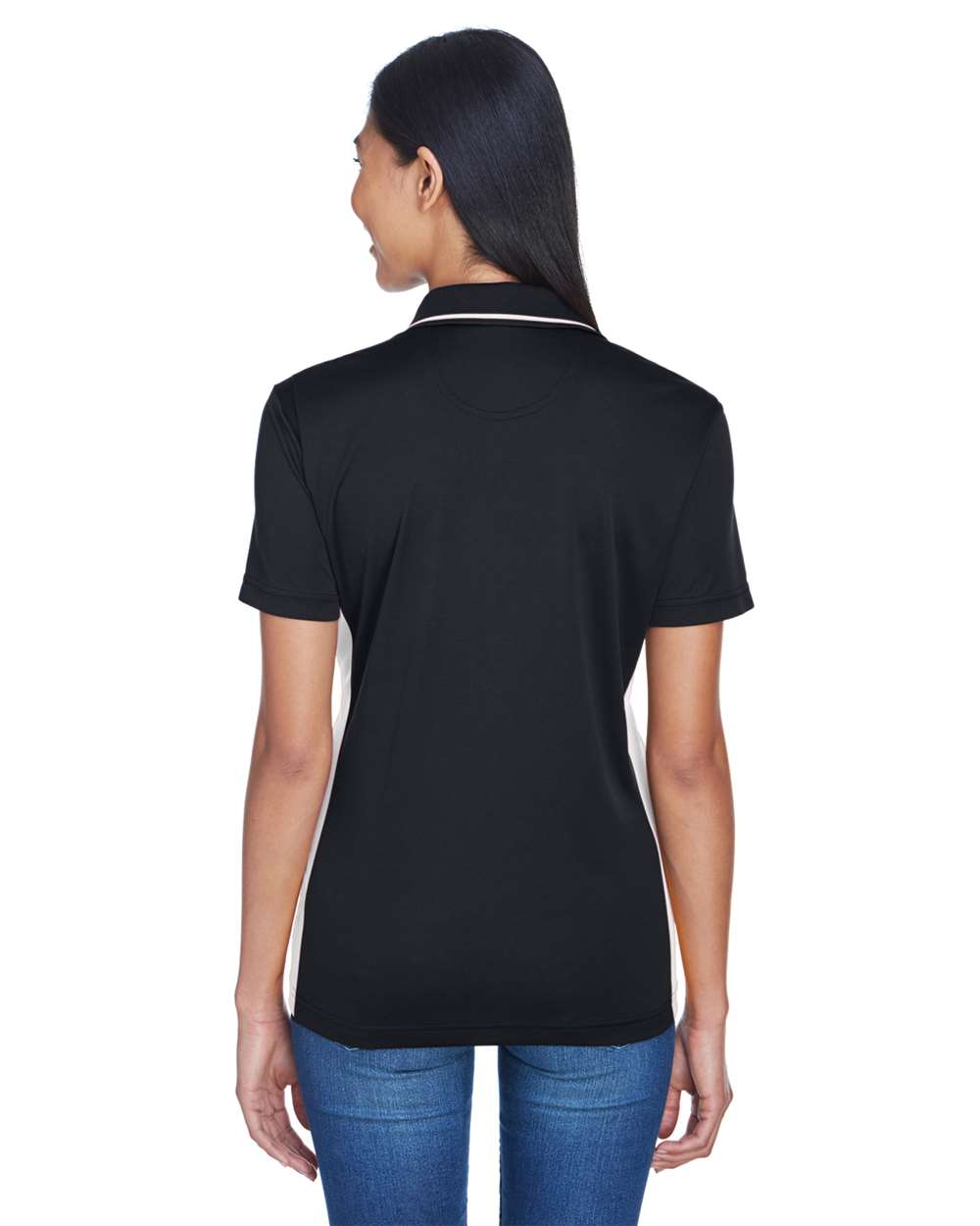 UltraClub-8406L-Women's Cool & Dry Sport Two-Tone Polo - Image 10