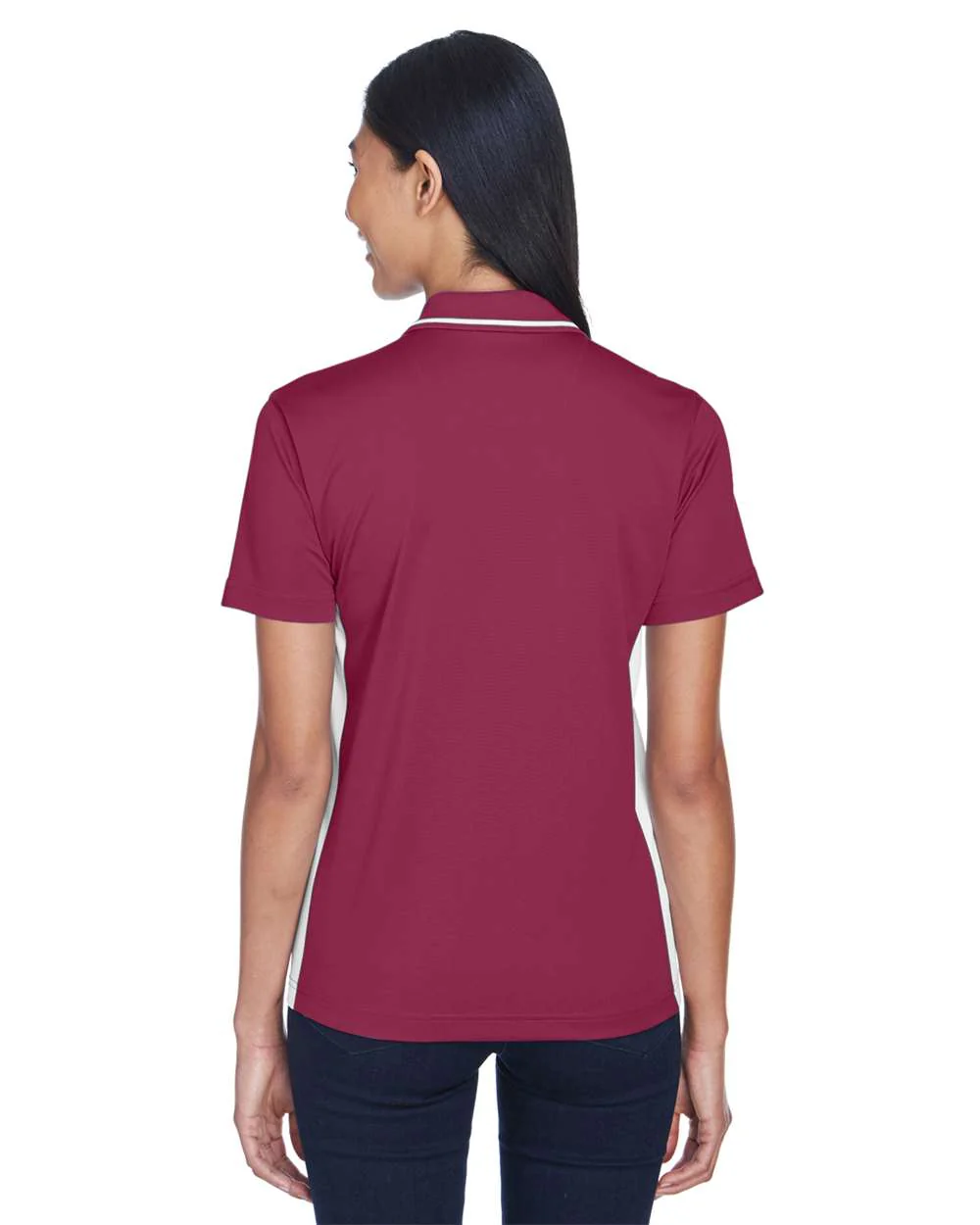 UltraClub-8406L-Women's Cool & Dry Sport Two-Tone Polo - Image 20