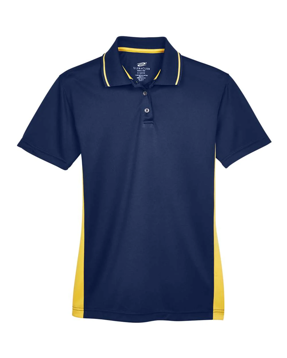 UltraClub-8406L-Women's Cool & Dry Sport Two-Tone Polo - Image 21