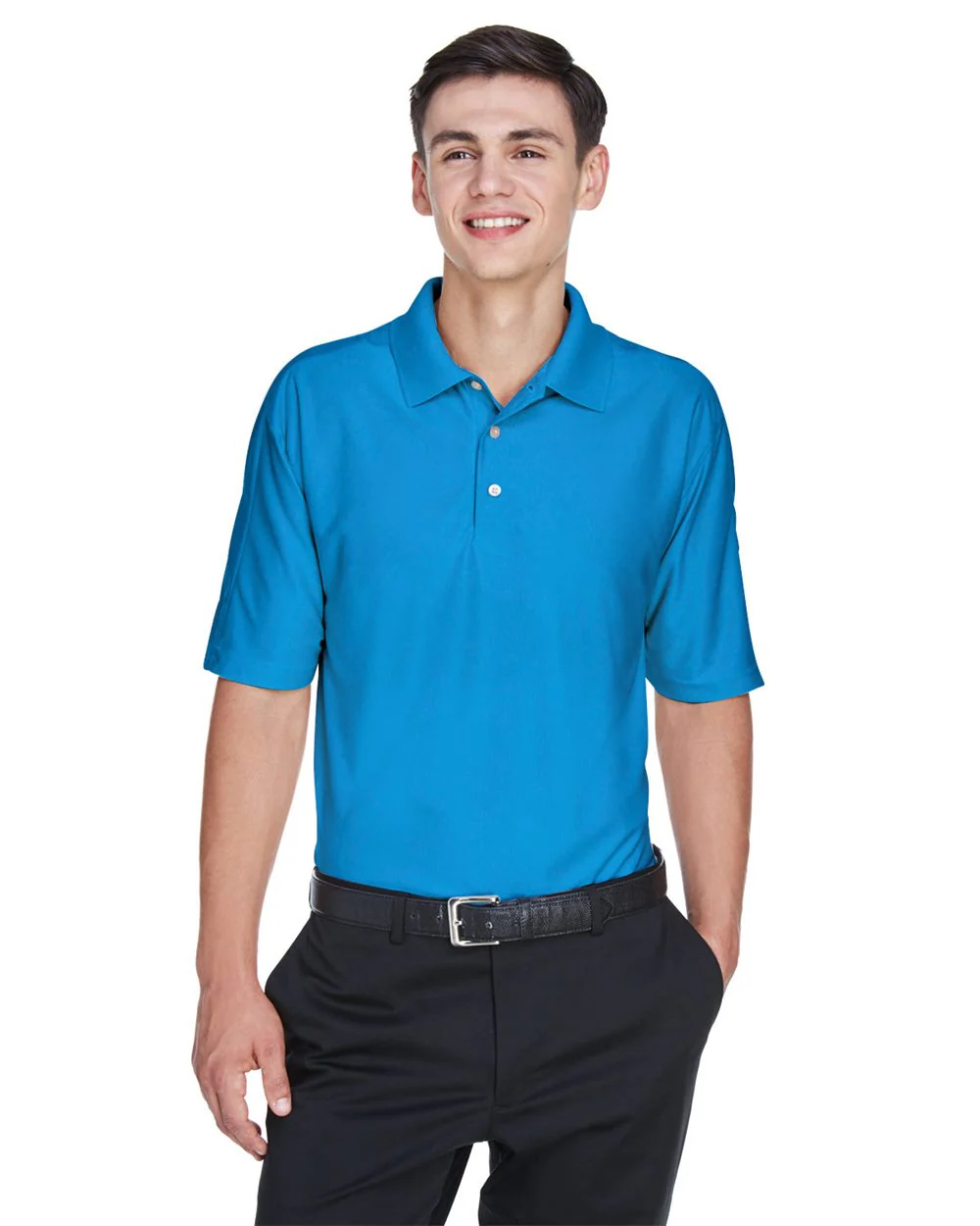 UltraClub-8415-Men's Cool & Dry Elite Performance Polo - Image 5