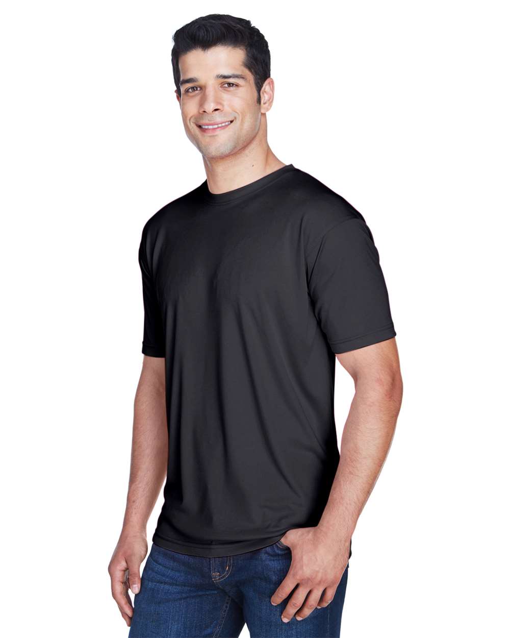 UltraClub-8420-Men's Cool & Dry Sport Performance Interlock T-Shirt - Image 4