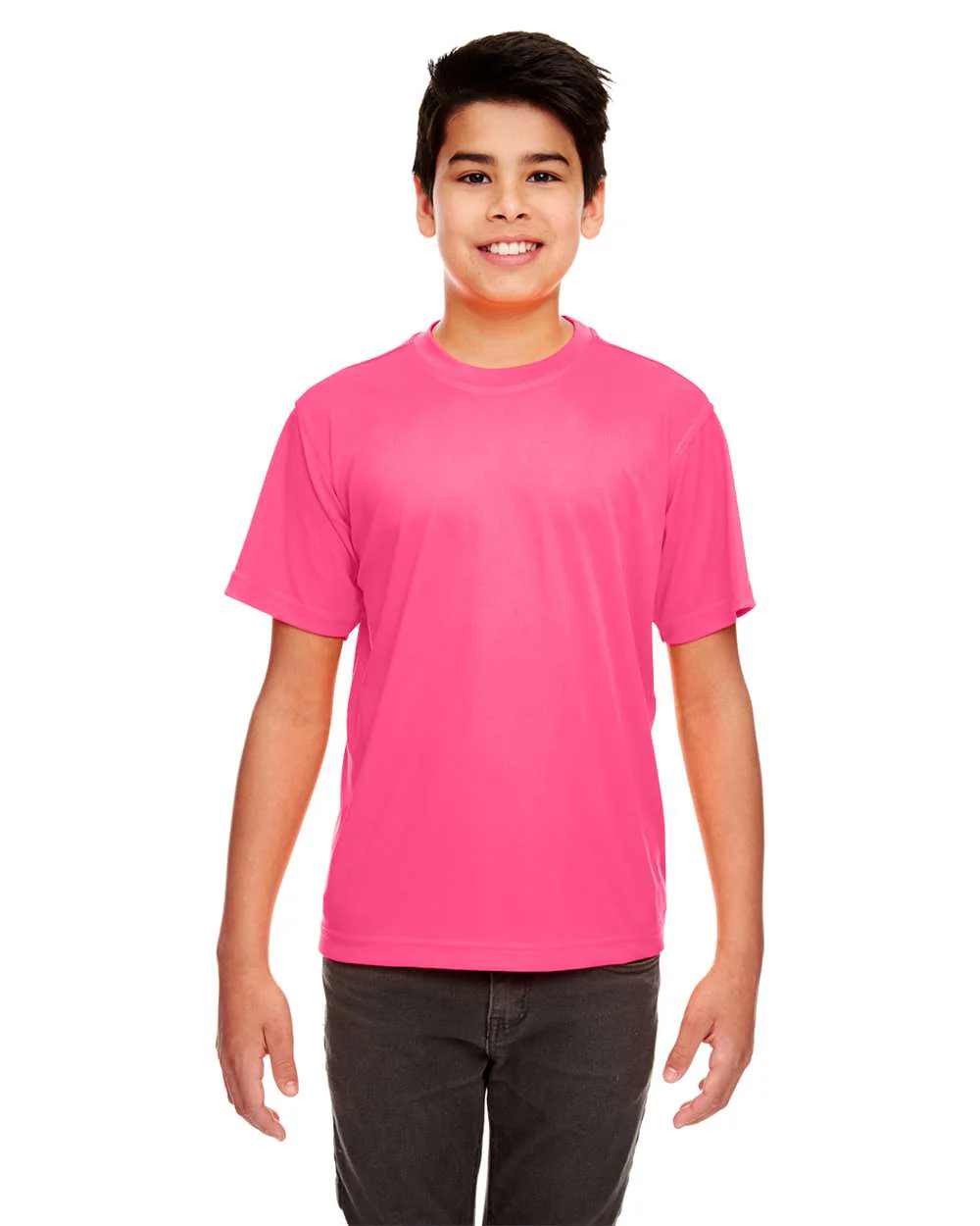 UltraClub-8420Y-Youth Cool & Dry Sport Performance Interlock T-shirt - Image 16