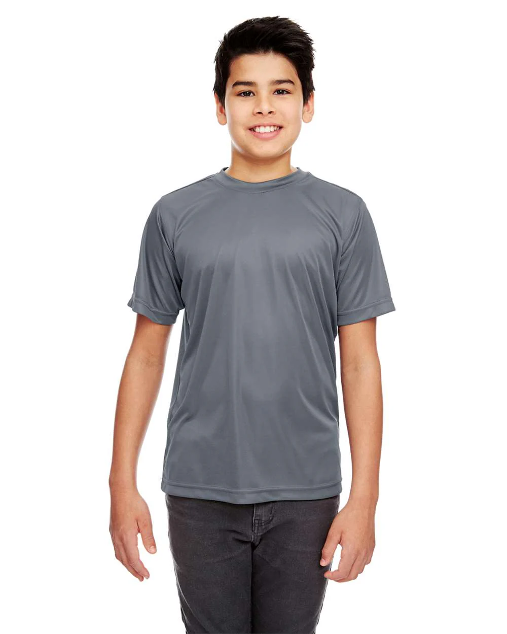 UltraClub-8420Y-Youth Cool & Dry Sport Performance Interlock T-shirt - Image 7