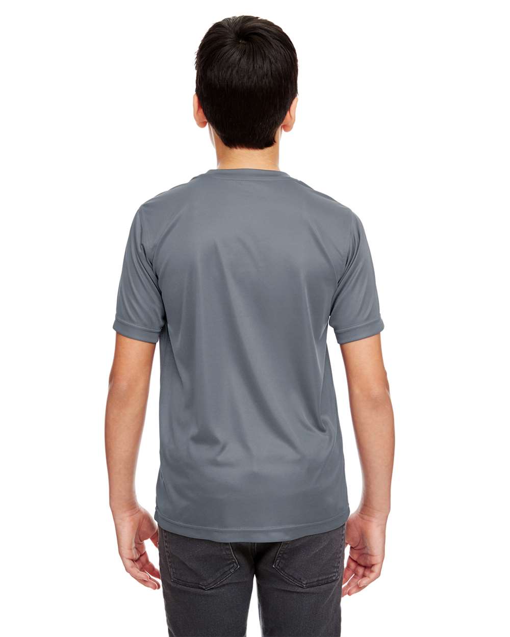 UltraClub-8420Y-Youth Cool & Dry Sport Performance Interlock T-shirt - Image 8