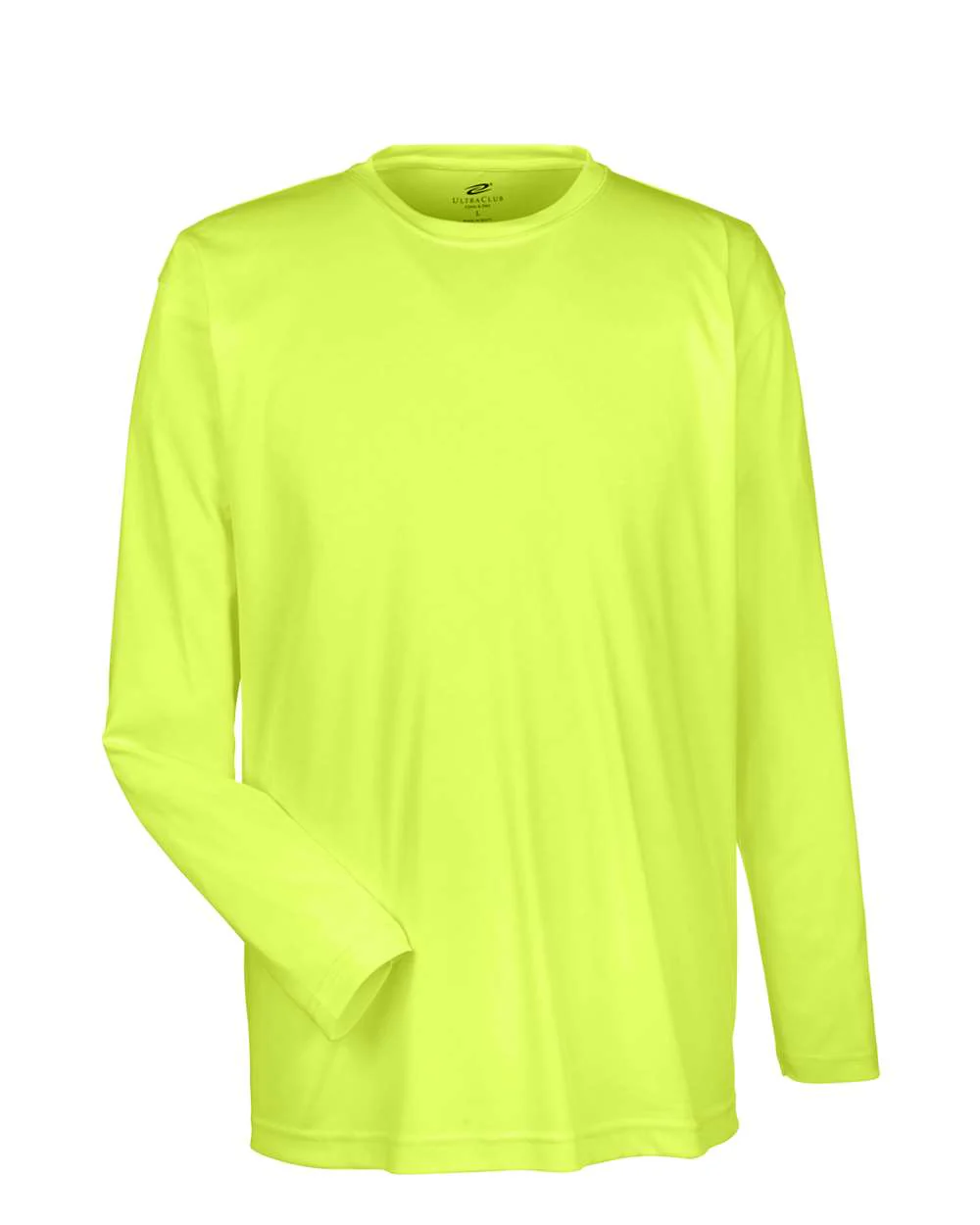 UltraClub-8422-Men's Cool & Dry Sport Long Sleeve Performance Interlock T-Shirt - Image 10