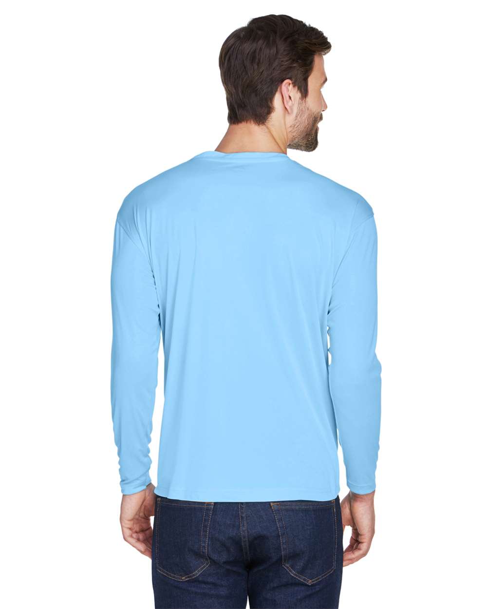 UltraClub-8422-Men's Cool & Dry Sport Long Sleeve Performance Interlock T-Shirt - Image 23