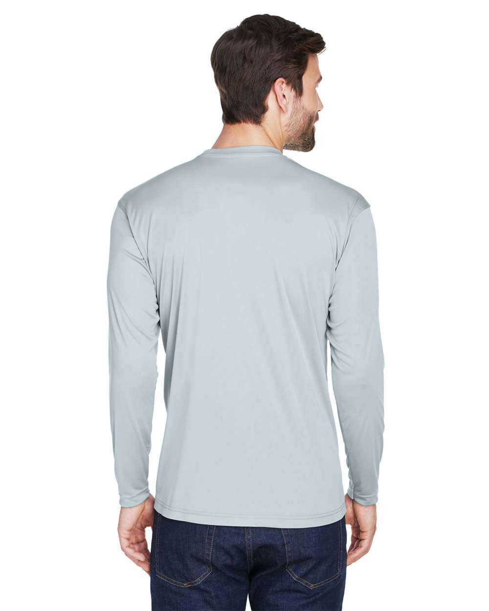 UltraClub-8422-Men's Cool & Dry Sport Long Sleeve Performance Interlock T-Shirt - Image 27