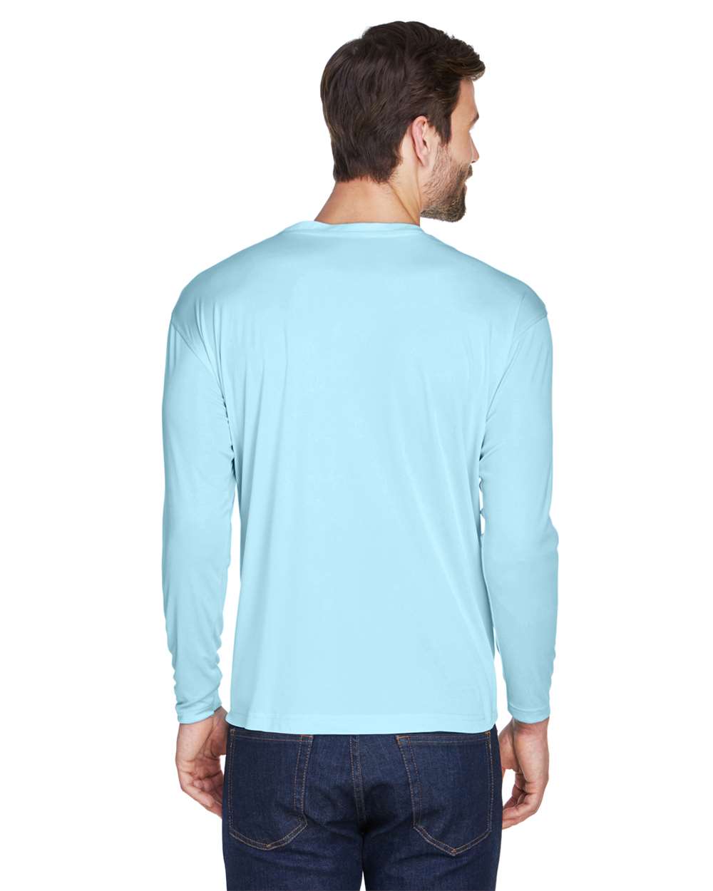 UltraClub-8422-Men's Cool & Dry Sport Long Sleeve Performance Interlock T-Shirt - Image 30