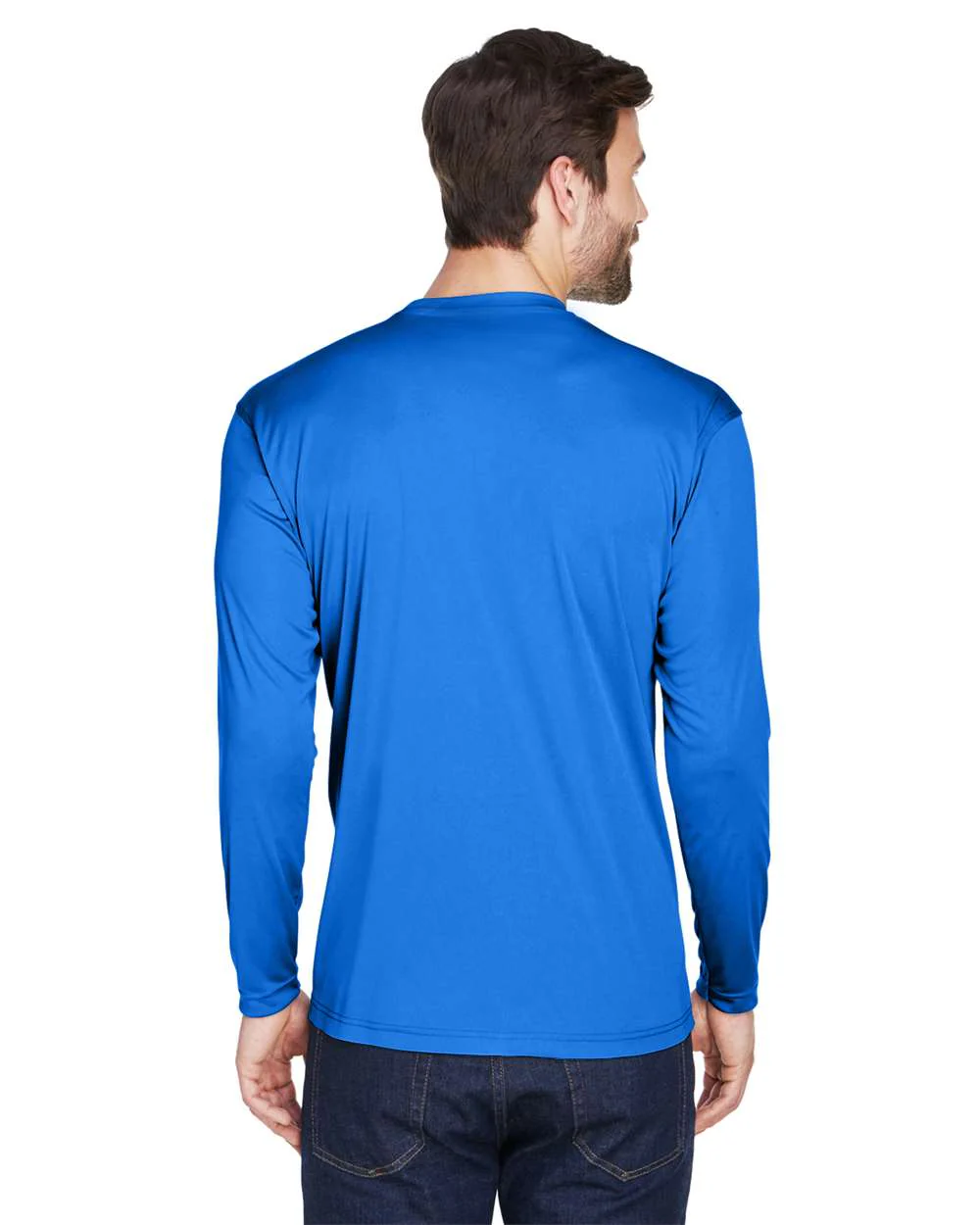 UltraClub-8422-Men's Cool & Dry Sport Long Sleeve Performance Interlock T-Shirt - Image 43