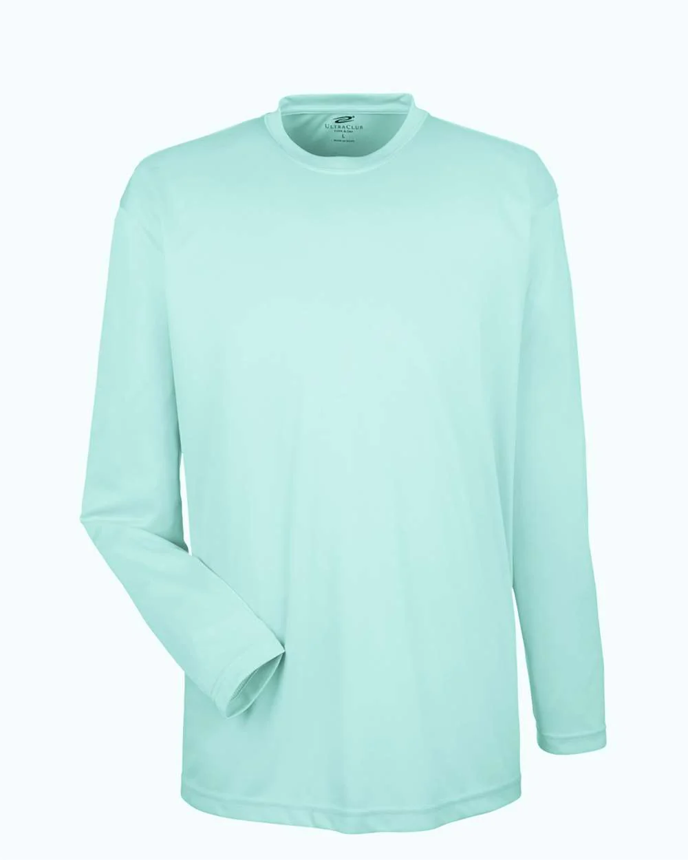 UltraClub-8422-Men's Cool & Dry Sport Long Sleeve Performance Interlock T-Shirt - Image 44