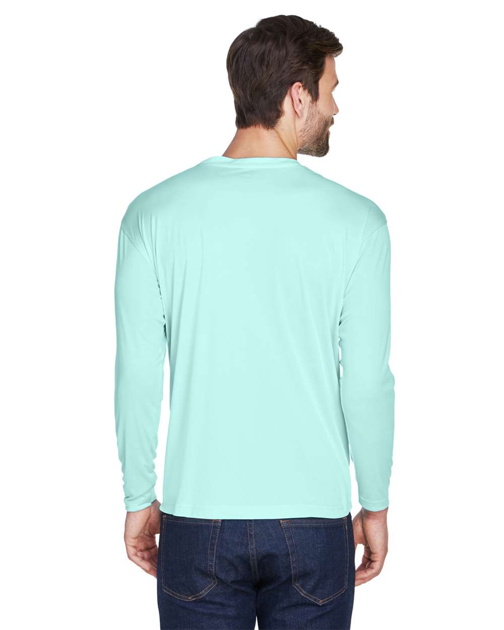 UltraClub-8422-Men's Cool & Dry Sport Long Sleeve Performance Interlock T-Shirt - Image 47