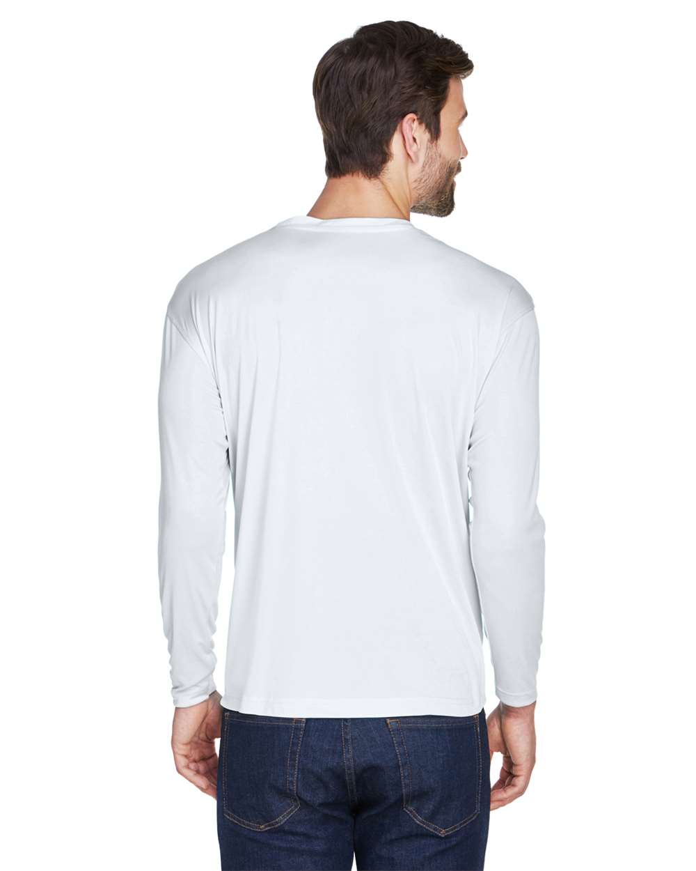 UltraClub-8422-Men's Cool & Dry Sport Long Sleeve Performance Interlock T-Shirt - Image 51