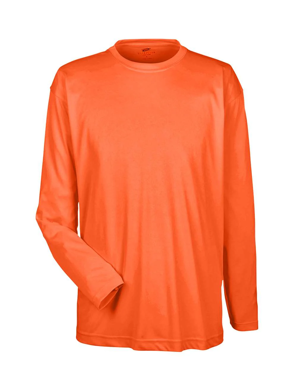 UltraClub-8422-Men's Cool & Dry Sport Long Sleeve Performance Interlock T-Shirt - Image 6