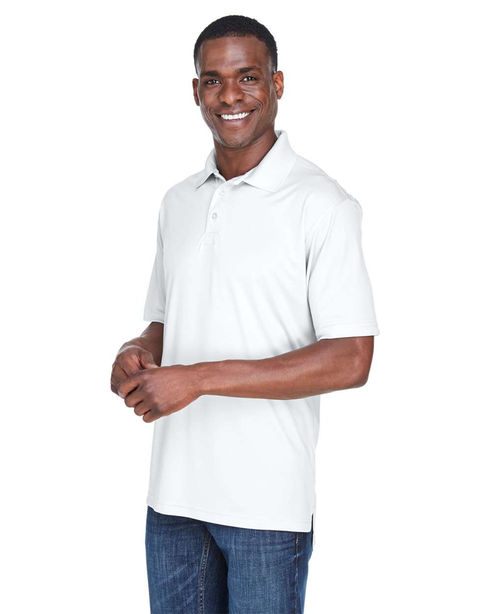 UltraClub-8425-Men's Cool & Dry Sport Performance Interlock Polo - Image 36
